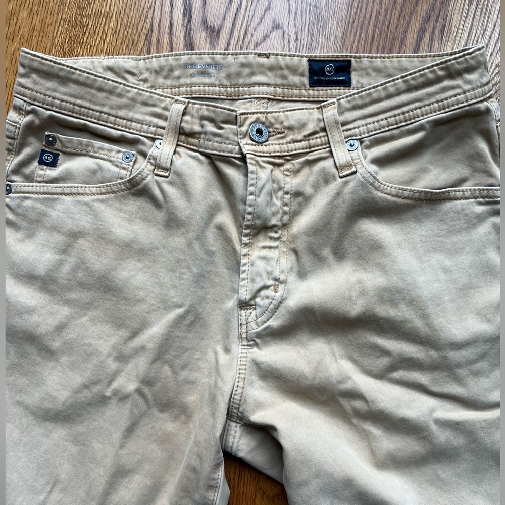 Men’s AG jeans carpenter yellow/tan 31x32